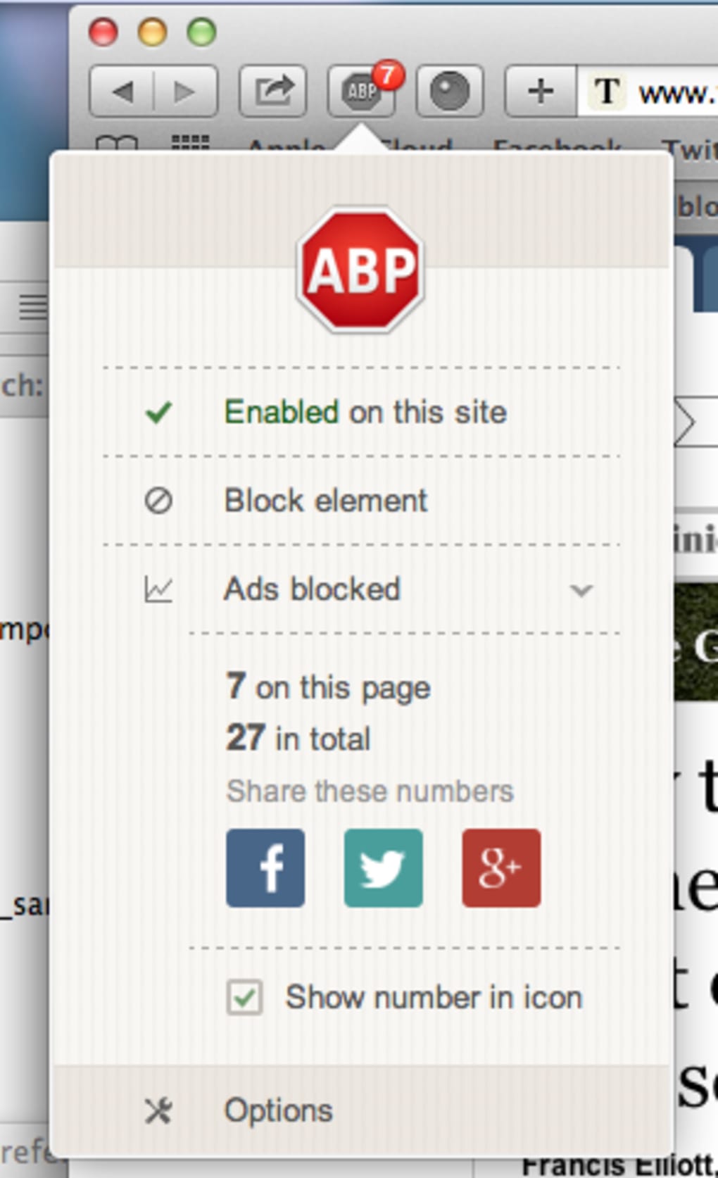 How to disable adblock mac